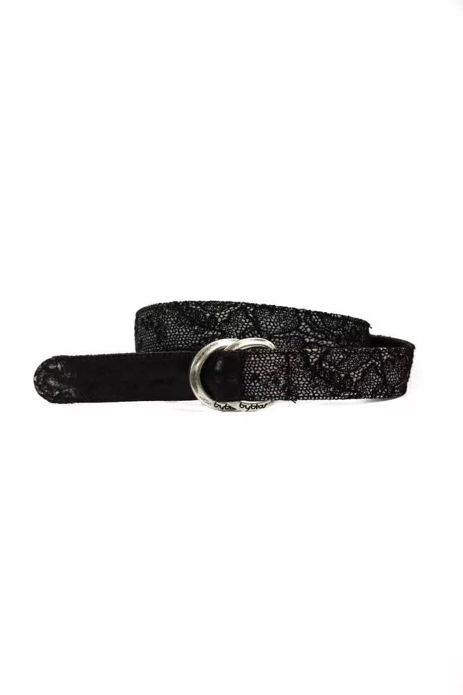 BYBLOS Black Wool Women Belt - Hilstor