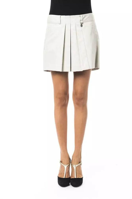 BYBLOS Gray Cotton Women Skirt - Hilstor