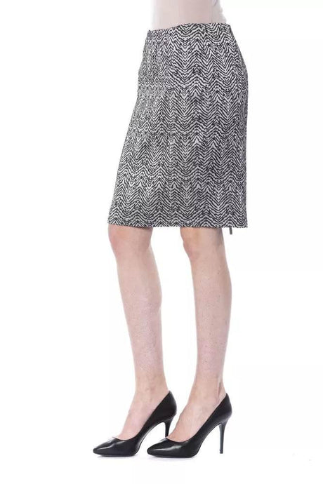 BYBLOS Black Viscose Women Skirt - Hilstor
