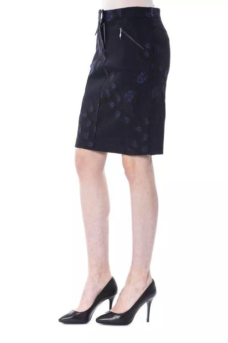 BYBLOS Blue Cotton Women Skirt - Hilstor
