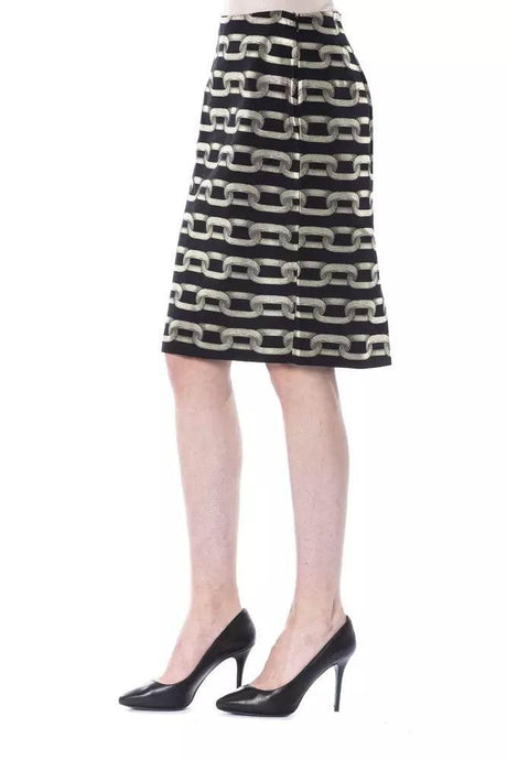 BYBLOS Black Viscose Women Skirt - Hilstor