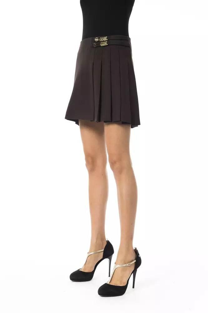 BYBLOS Brown Polyester Women Skirt - Hilstor