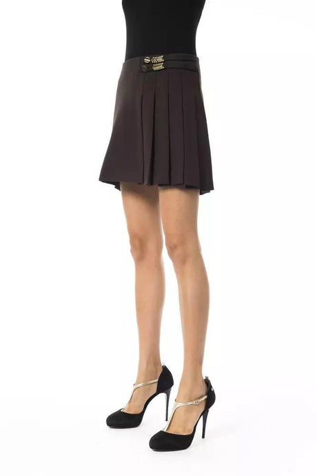 BYBLOS Brown Polyester Women Skirt - Hilstor