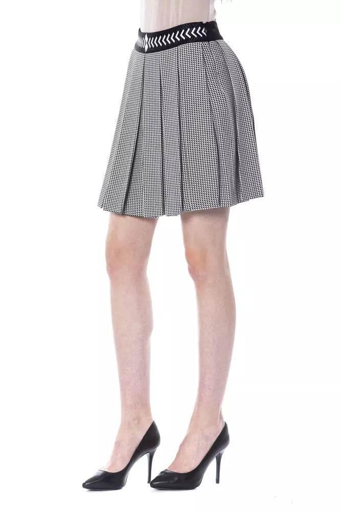 BYBLOS Black Viscose Women Skirt - Hilstor