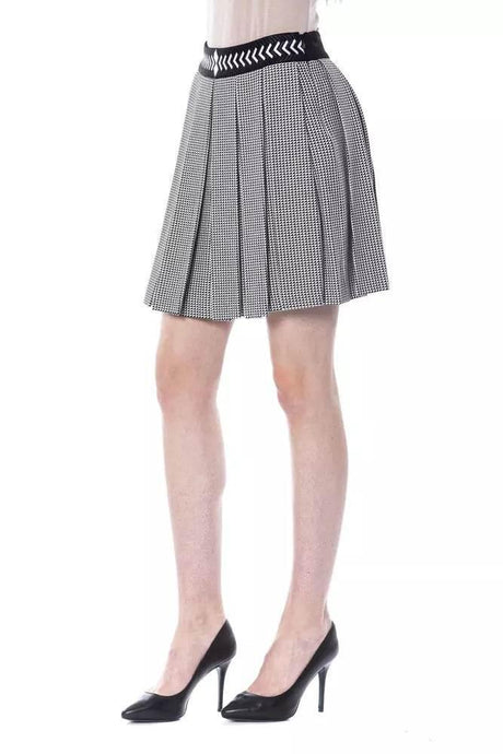 BYBLOS Black Viscose Women Skirt - Hilstor