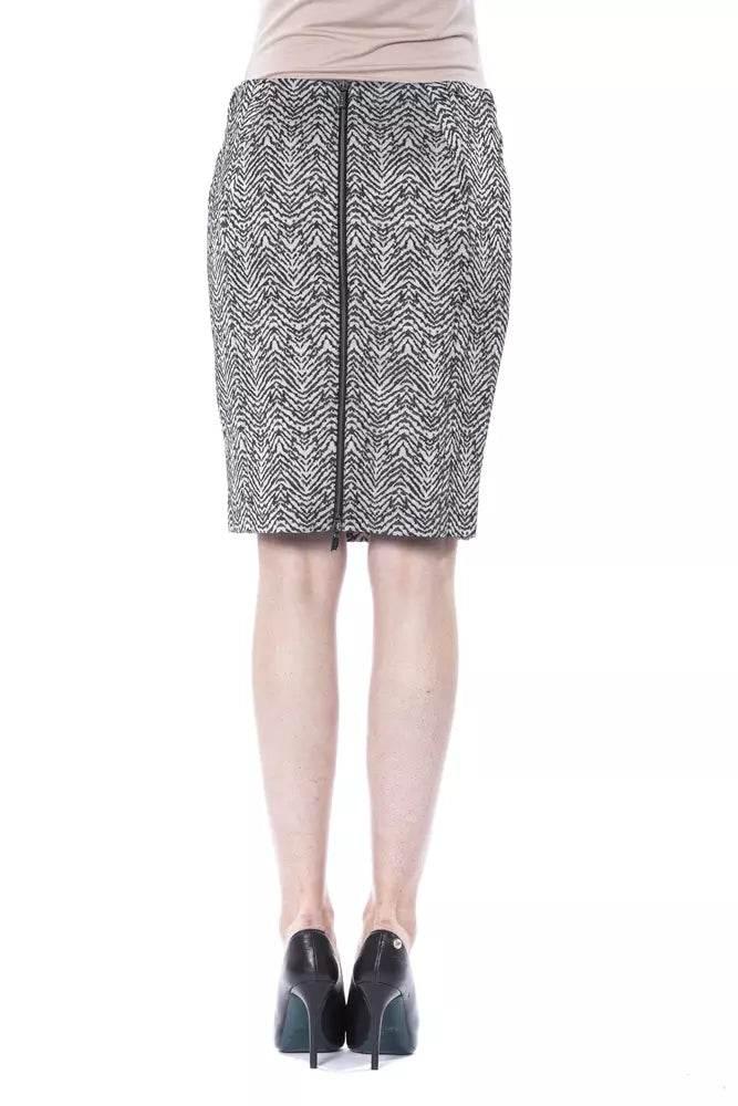 BYBLOS Black Viscose Women Skirt - Hilstor