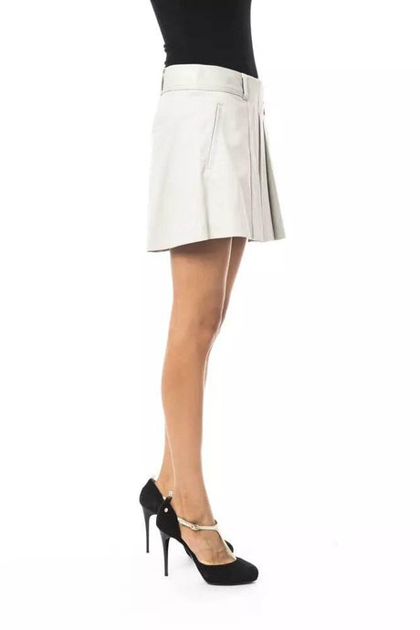 BYBLOS Gray Cotton Women Skirt - Hilstor