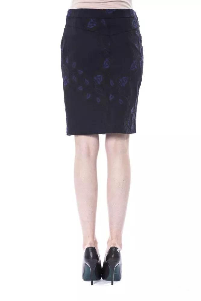 BYBLOS Blue Cotton Women Skirt - Hilstor