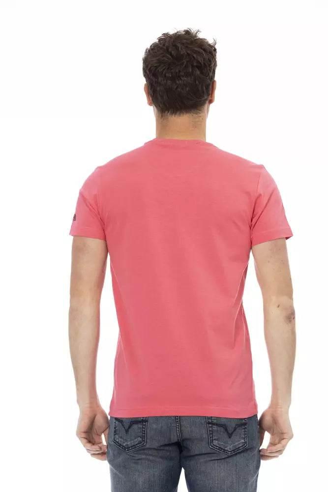 Trussardi Action Multicolor Cotton Men T-Shirt - Hilstor