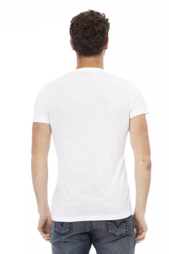 Trussardi Action White Cotton Men's T-Shirt - Hilstor