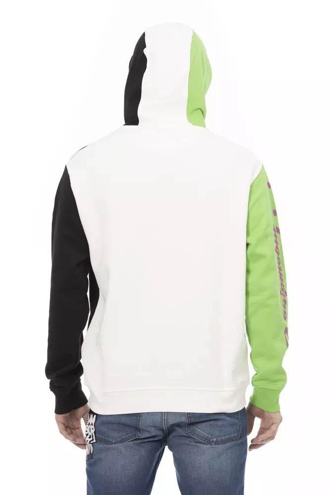 Automobili Lamborghini White Cotton Men's Hooded Sweater - Hilstor
