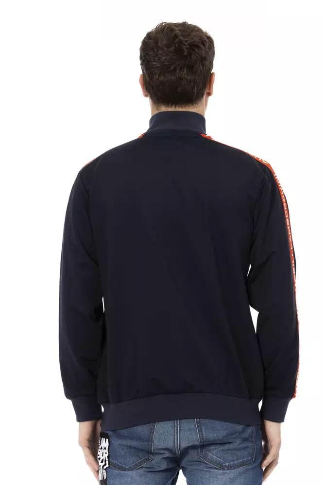 Automobili Lamborghini Blue Polyester Men Sweatshirt - Hilstor