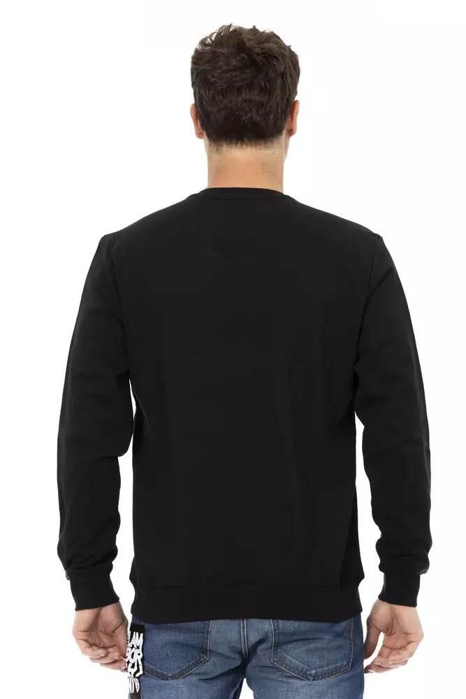 Automobili Lamborghini Black Cotton Men's Sweater - Hilstor