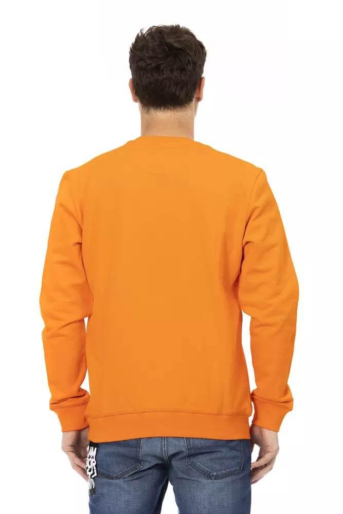 Automobili Lamborghini Orange Cotton Men Sweater - Hilstor