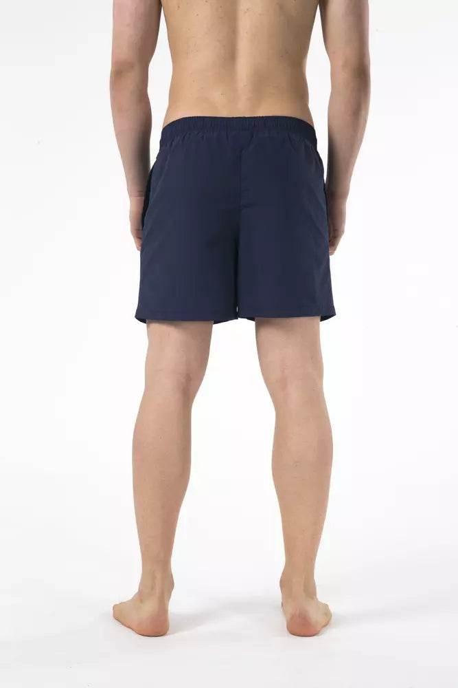 Just Cavalli Blue Nylon Men Swim Short - Hilstor