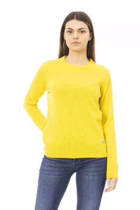 Baldinini Trend Yellow Cashmere Women Sweater - Hilstor
