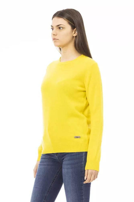 Baldinini Trend Yellow Cashmere Women Sweater - Hilstor