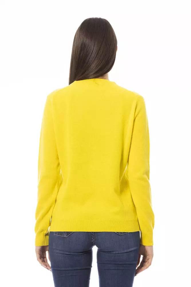 Baldinini Trend Yellow Cashmere Women Sweater - Hilstor