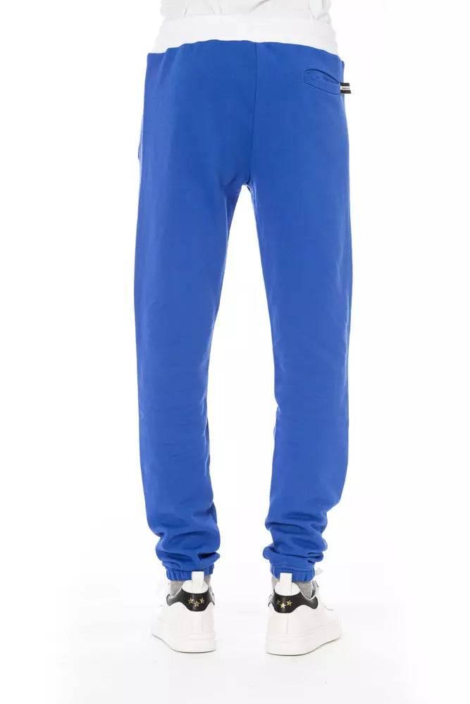 Baldinini Trend Blue Cotton Men's Sport Pant - Hilstor