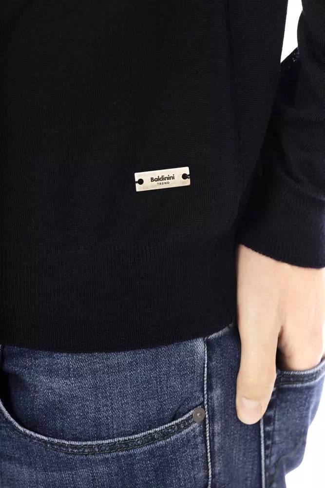 Baldinini Trend Blue Fabric Men Sweater - Hilstor