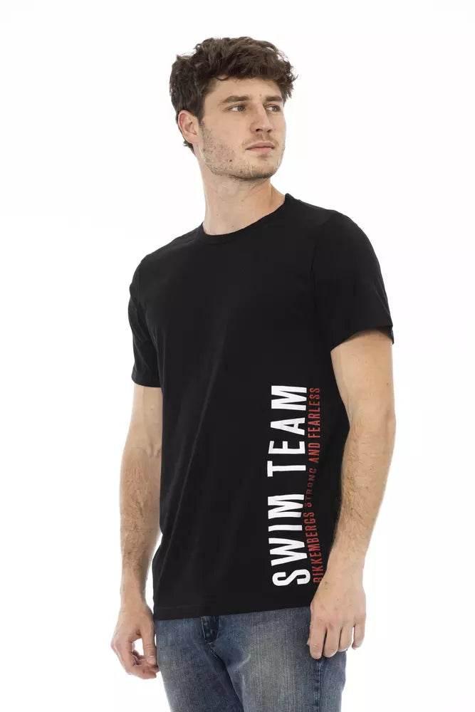 Bikkembergs Black Cotton Men T-Shirt - Hilstor