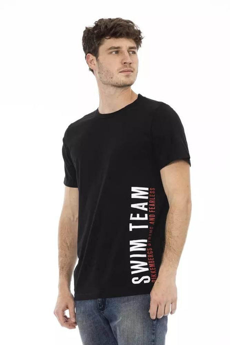 Bikkembergs Black Cotton Men T-Shirt - Hilstor