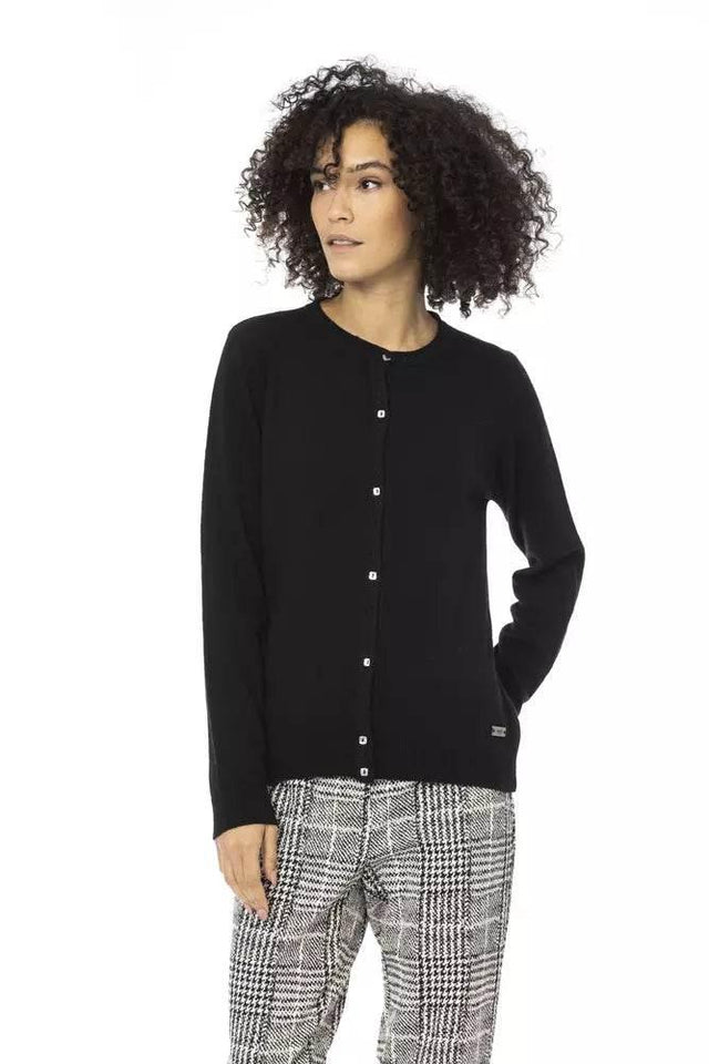 Baldinini Trend Black Wool Women Sweater - Hilstor