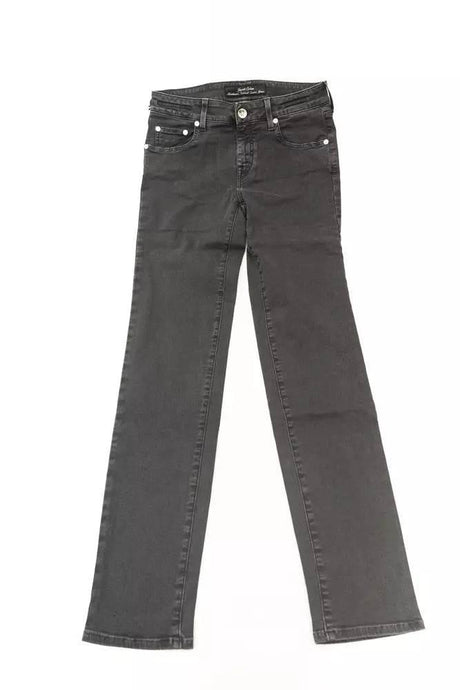 Jacob Cohen Black Cotton Women Jeans - Hilstor