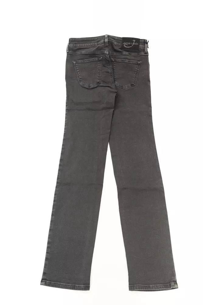 Jacob Cohen Black Cotton Women Jeans - Hilstor