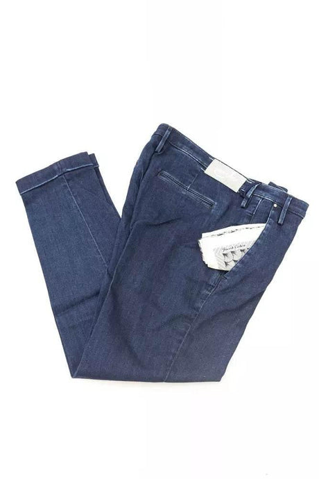 Jacob Cohen Blue Cotton Women Jeans - Hilstor