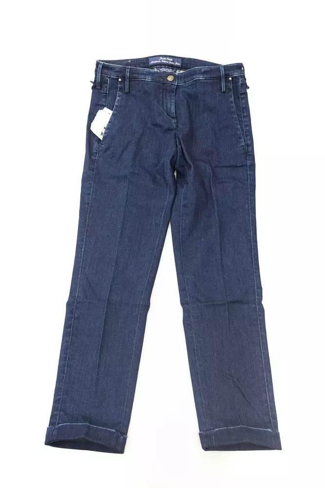 Jacob Cohen Blue Cotton Women Jeans - Hilstor