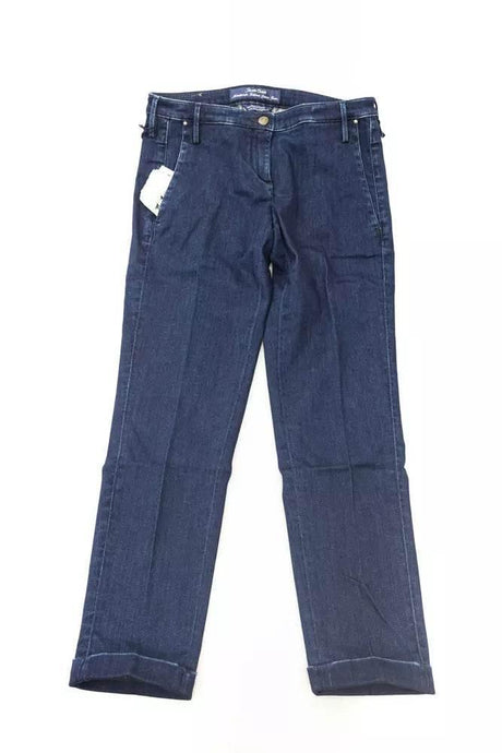 Jacob Cohen Blue Cotton Women Jeans - Hilstor