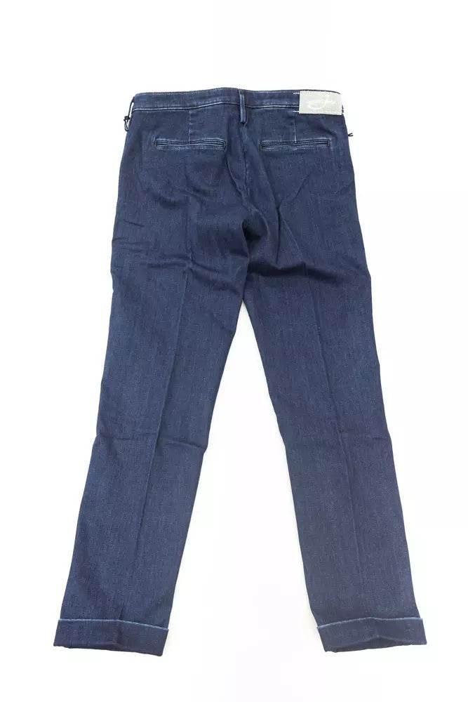 Jacob Cohen Blue Cotton Women Jeans - Hilstor
