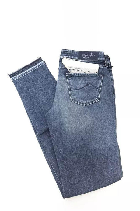 Jacob Cohen Blue Cotton Women Jeans - Hilstor