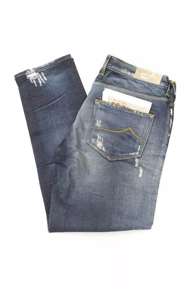 Jacob Cohen Blue Cotton Women's Jean - Hilstor