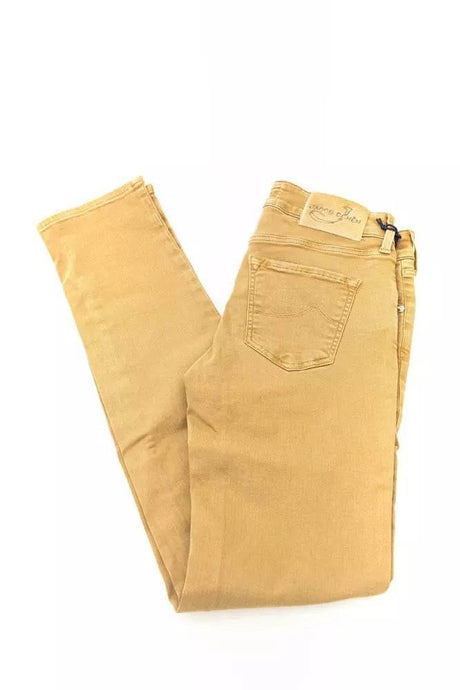 Jacob Cohen Beige Cotton Women Jeans - Hilstor