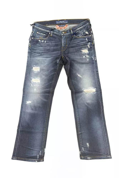 Jacob Cohen Blue Cotton Women Jeans - Hilstor