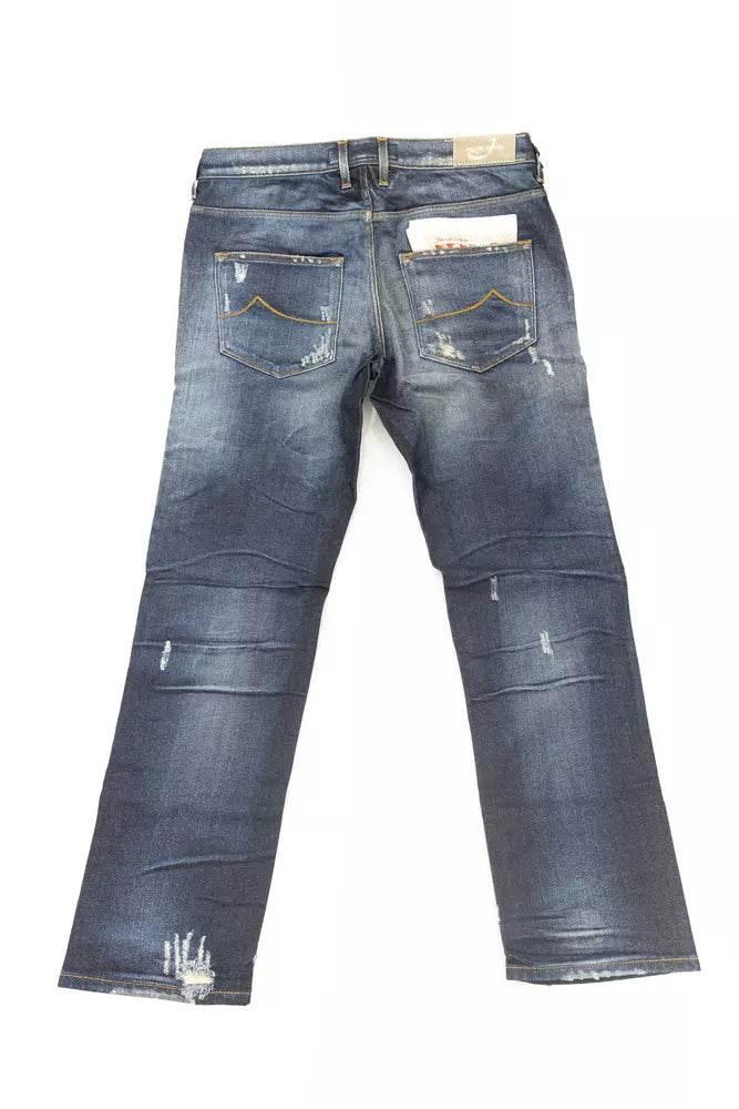Jacob Cohen Blue Cotton Women Jeans - Hilstor