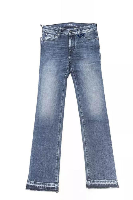 Jacob Cohen Blue Cotton Women Jeans - Hilstor