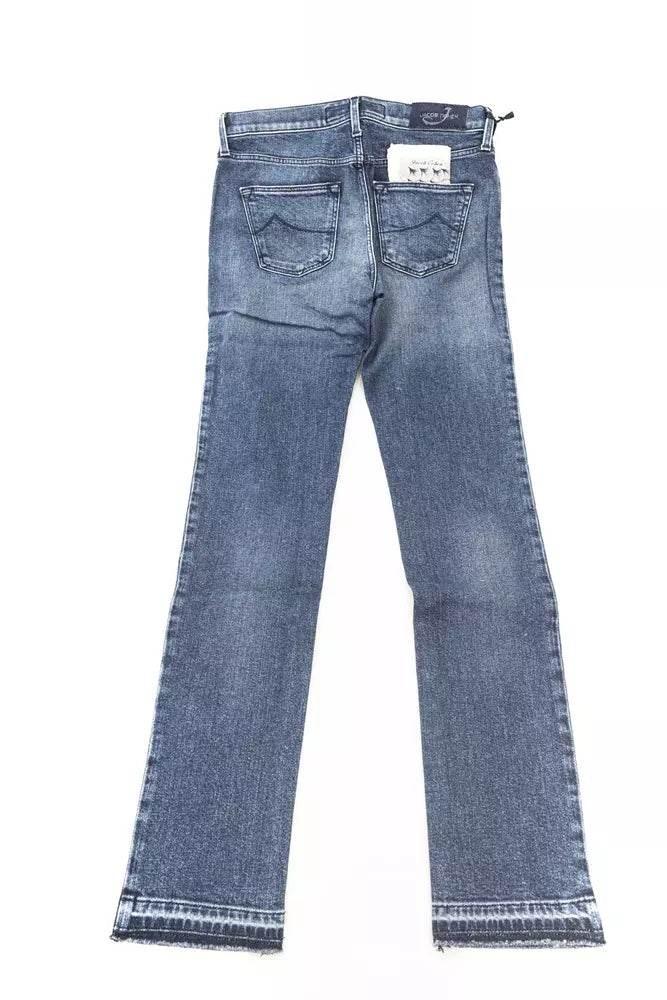 Jacob Cohen Blue Cotton Women Jeans - Hilstor