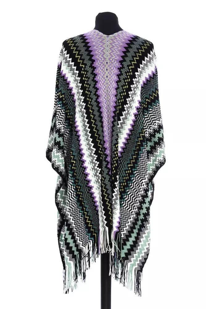Missoni Multicolor Wool Women Poncho - Hilstor