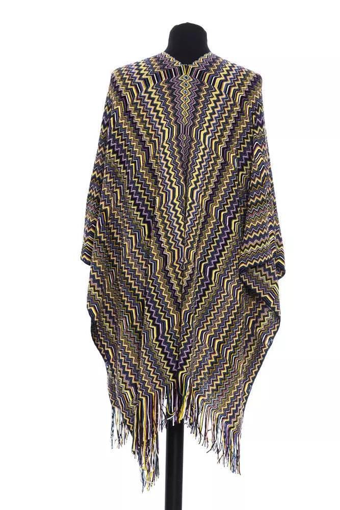 Missoni Multicolor Wool Women Poncho - Hilstor