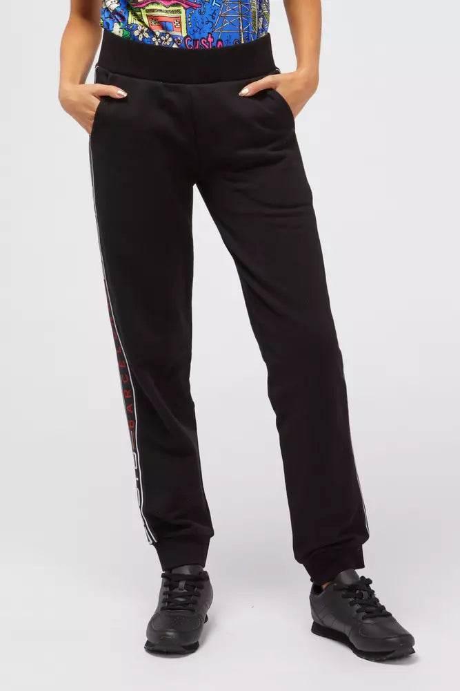 Custo Barcelona Black Cotton Women Sweatpant - Hilstor
