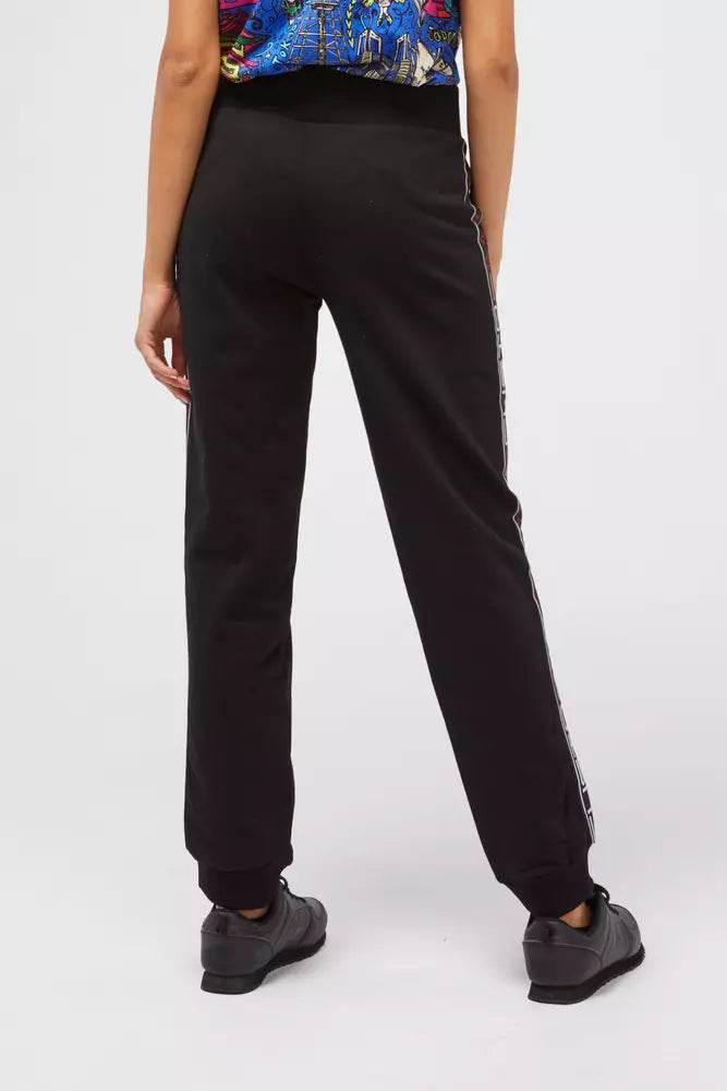 Custo Barcelona Black Cotton Women Sweatpant - Hilstor