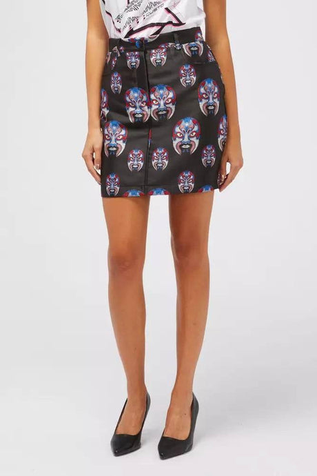 Custo Barcelona Black Polyester Women Skirt - Hilstor