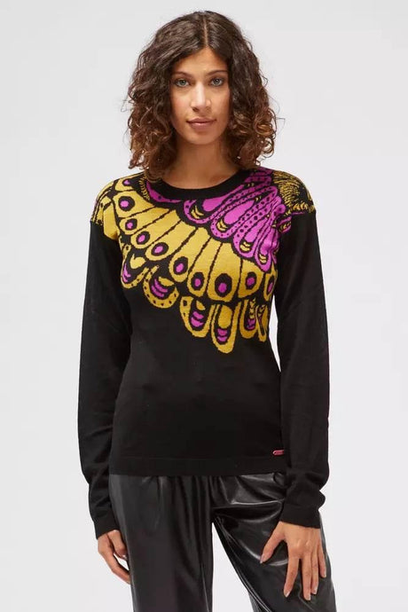 Custo Barcelona Black Wool Women Sweater - Hilstor