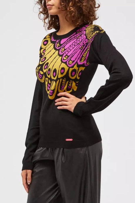 Custo Barcelona Black Wool Women Sweater - Hilstor
