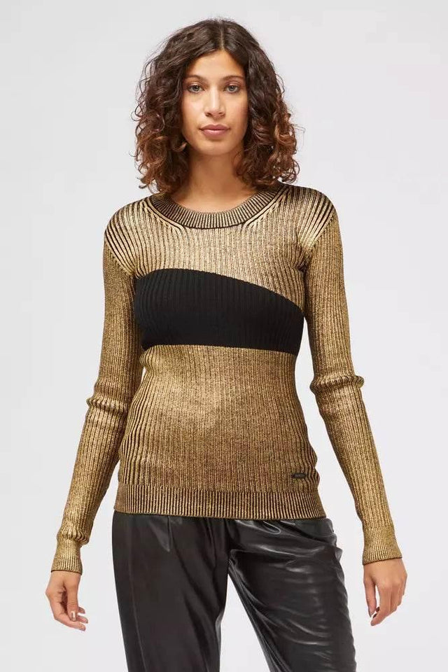 Custo Barcelona Gold Wool Women Sweater - Hilstor