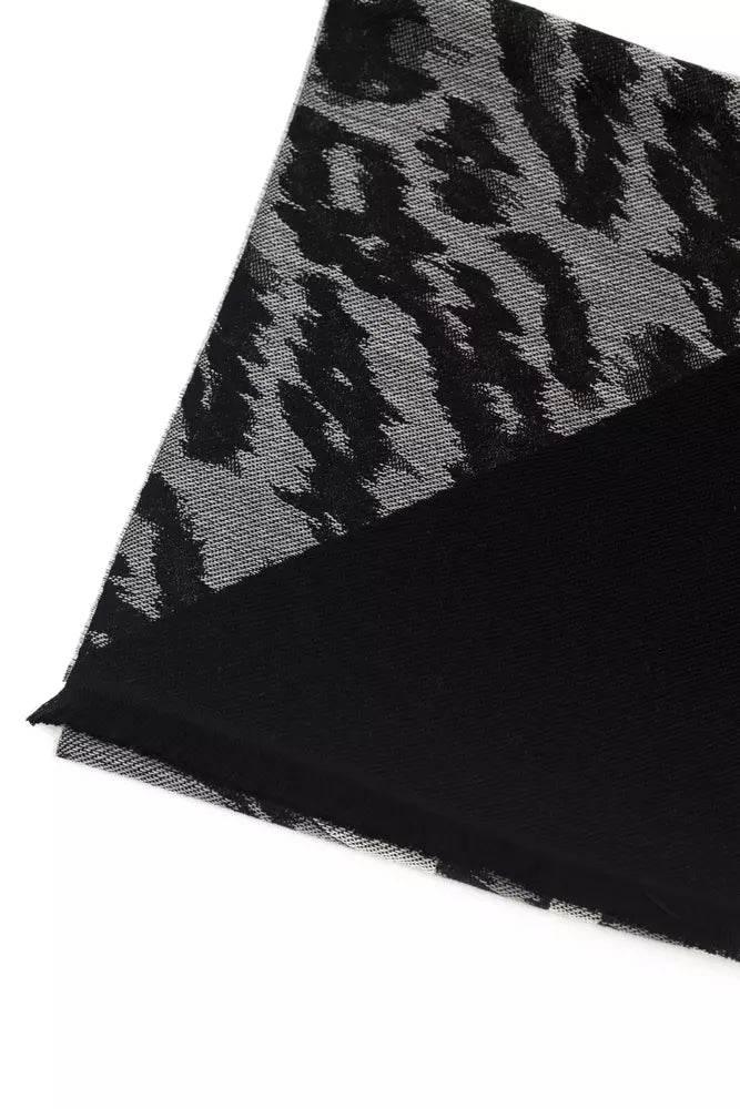 Cavalli Class Gray Wool Men Scarf - Hilstor