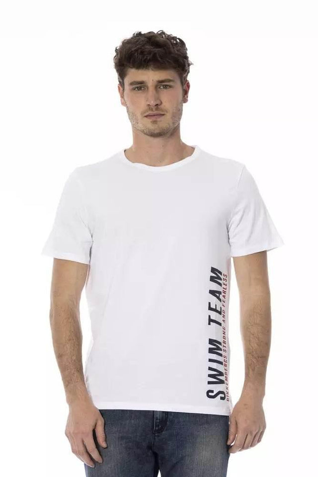 Bikkembergs White Cotton Men T-Shirt - Hilstor